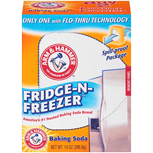 Arm & Hammer Baking Soda Fridge-n-Freezer Odor Absorber, 14 oz. - 12 Pack