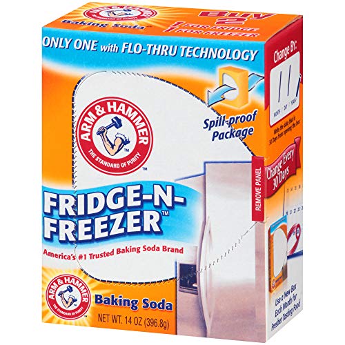 Arm & Hammer Baking Soda Fridge-n-Freezer Odor Absorber, 14 oz. - 12 Pack