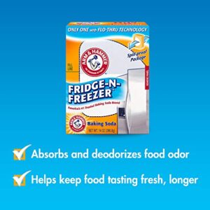 Arm & Hammer Baking Soda Fridge-n-Freezer Odor Absorber, 14 oz. - 12 Pack