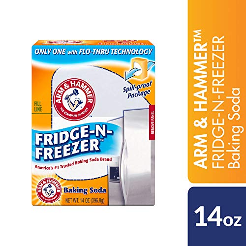 Arm & Hammer Baking Soda Fridge-n-Freezer Odor Absorber, 14 oz. - 12 Pack