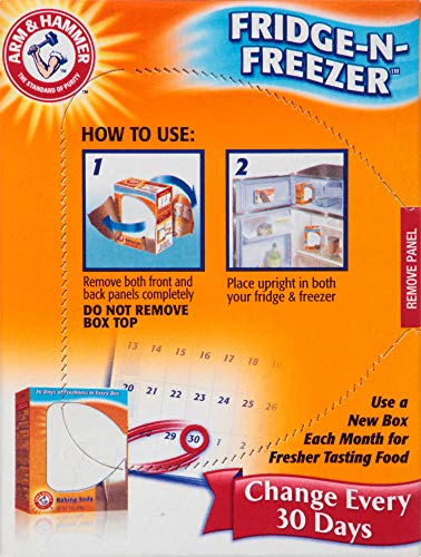 Arm & Hammer Baking Soda Fridge-n-Freezer Odor Absorber, 14 oz. - 12 Pack