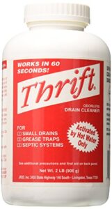 thrift marketing gidds-ty-0400879 drain cleaner 2 lb , white