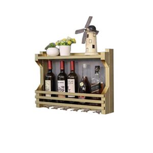 pibm stylish simplicity wine shelf european wrought iron wine rack, wall hanging wine rack, creative restaurant decoration wine cabinet, white , 80 cm