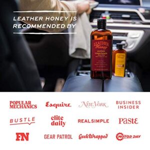 Leather Honey Leather Cleaner The Best Leather Cleaner for Vinyl and Leather Apparel, Furniture, Auto Interior, Shoes and Accessories. Does Not Require Dilution. Ready to Use, 8 Ounce Bottle!