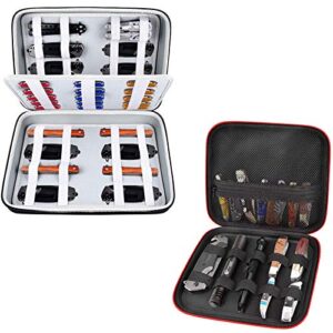 2 pcs knife case for pocket knives, displaying storage box and carrying organizer for survival, tactical, outdoor, edc mini knife