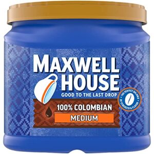 maxwell house colombian medium roast ground coffee (24.5 oz canister)