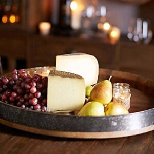 MGP Wine Barrel Head Lazy Susan