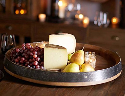 MGP Wine Barrel Head Lazy Susan