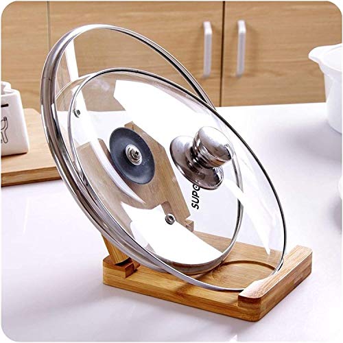 DRNKS Pot Lids Holder Storage Rack Pan Cover Lid Spoon Rest Stand Spoon Holder Shelf Kitchen Accessories Suitable for Kitchen