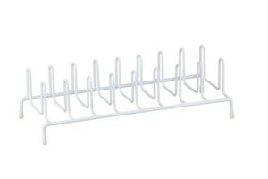 home basics pr30379-6 plate rack, 13 x 5.5 x 4, white