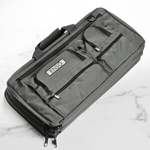 Enso Chef's Knife Bag - 18 Pocket, Canvas, Graphite Gray