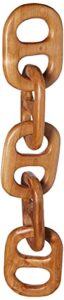 lazy susan dimond home hand carved 5-link chain