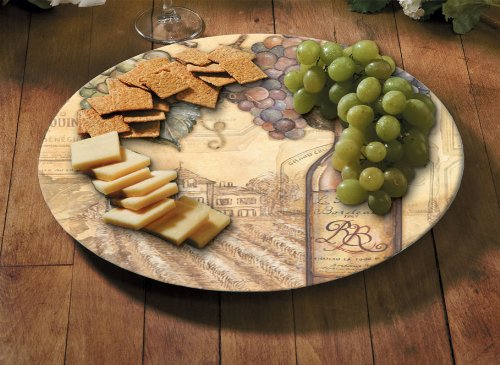 CounterArt Vineyards Glass Lazy Susan