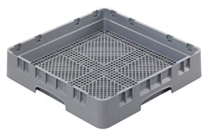 cambro fr258 cack soft gray polypropylene full size flatware rack