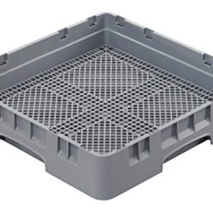 Cambro FR258 Cack Soft Gray Polypropylene Full Size Flatware Rack