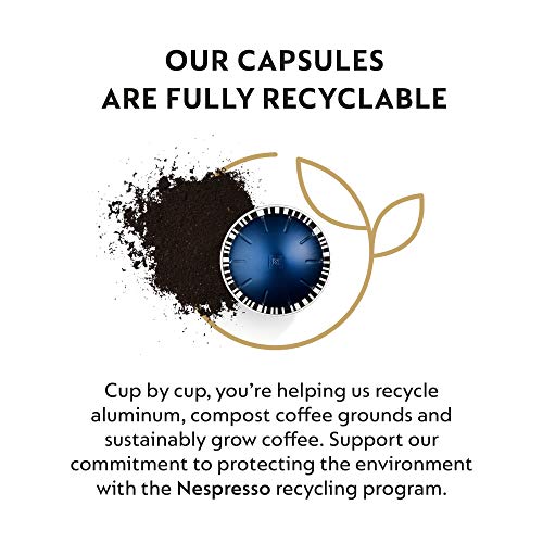 Nespresso Capsules VertuoLine, Diavolitto, Dark Roast Espresso Coffee, 10 Count (Pack of 5), Brews 1.35oz (VERTUO LINE ONLY)