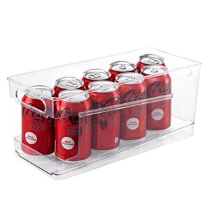 ROHAM Refrigerator Organizer Bins Pop Soda Can Dispenser Beverage Holder (12 Oz)