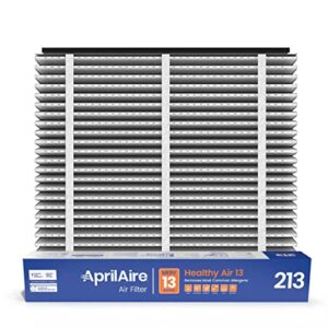 aprilaire 213 replacement filter for aprilaire whole house air purifiers – merv 13, healthy home allergy, 20x25x4 air filter (pack of 1)