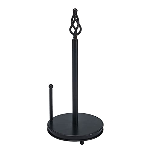 Gourmet Basics by Mikasa Camille Paper Towel Holder, Antique Black