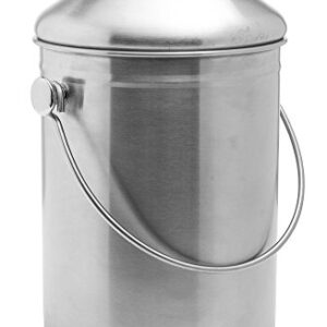 EPICA Stainless Steel Compost Bin 1.3 Gallon-Includes Charcoal Filter