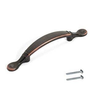 Dynasty Hardware P-80602-12P Arched Cabinet Hardware Pull, Venetian Bronze (1 Pack)