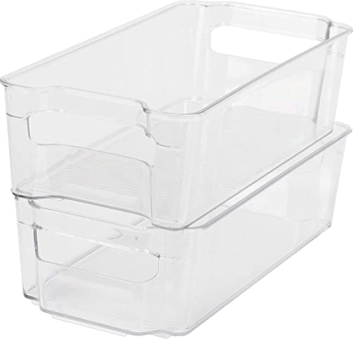 Simple Houseware Stackable Can Rack Organizer + Kitchen Bin Organizer