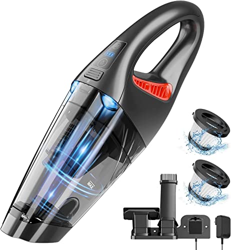 IMINSO Handheld Vacuum Cordless Car Vacuum with 9000PA, Lightweight Rechargeable Hand Vacuum Cordless with LED, Portable Mini Vacuum,Held Vacuum Cleaner for Car/Home