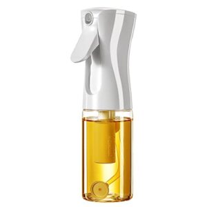 oil sprayer for cooking, 200ml glass olive oil sprayer mister, olive oil spray bottle, kitchen gadgets accessories for air fryer, canola oil spritzer, widely used for salad making, baking, frying, bbq