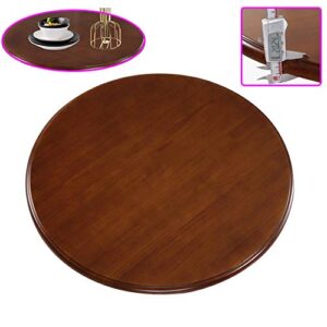 round wooden turntable, 24-44inch, for kitchen dining table, rotating serving tray, heavy duty lazy susan, not hurt the hands