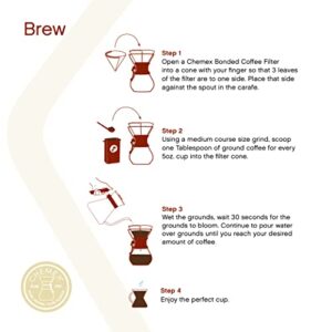 Chemex Bonded Filter - Circle - 100 ct - Exclusive Packaging