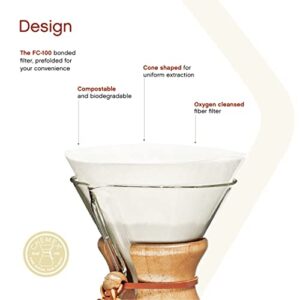 Chemex Bonded Filter - Circle - 100 ct - Exclusive Packaging