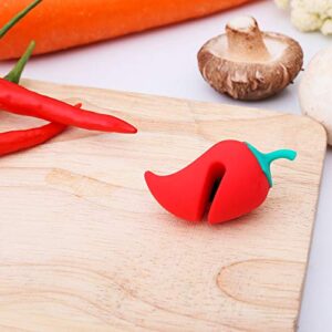 CHDHALTD 1/3Pcs Silicone Pot Lid Rack, Spill-Proof Overflow Stoppers Creative Carrot Shape Lid Lifters for Soup Pot Kitchen Gadget(3PCS)