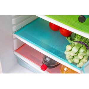 larse multifunction refrigerator mats,1pc washable fridge mats liners, waterproof fridge pads mat shelves drawer table mats refrigerator liners for shelves (blue, one size)