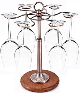 wine glass shelf, upside-down home goblet iron art shelf, wine glass hanging storage rack