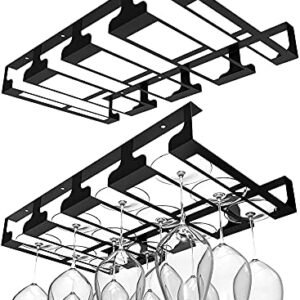 Household Wine Glass Rack, Wine Cabinet Goblet Rack, Wine Glass Rack, Wine Rack Hanging Rack 2 Packs