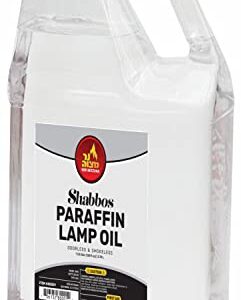 1 Gallon Paraffin Lamp Oil - Clear Smokeless, Odorless, Clean Burning Fuel for Indoor and Outdoor Use - Shabbos Lamp Oil, by Ner Mitzvah