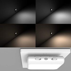 Solatec Plug-in Led Night Light with Auto Dusk to Dawn Sensor,Adjustable Brightness and Color, Warm White,Cool White Lights for Bathroom ,Hallway,Bedroom, Kids Room, Kitchen, Stairway, 6 Pack