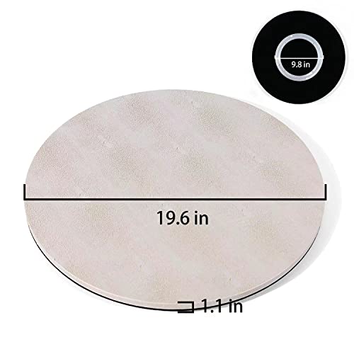 Sophinique 16 inch Stingray Lazy Susan Kitchen Turntable for Pantry Cabinet Or Table,Lazy Susan Organizer,Kitchen Turnable, Lazy Susan Rotating Turntable Dinning Tabletop (Grey)