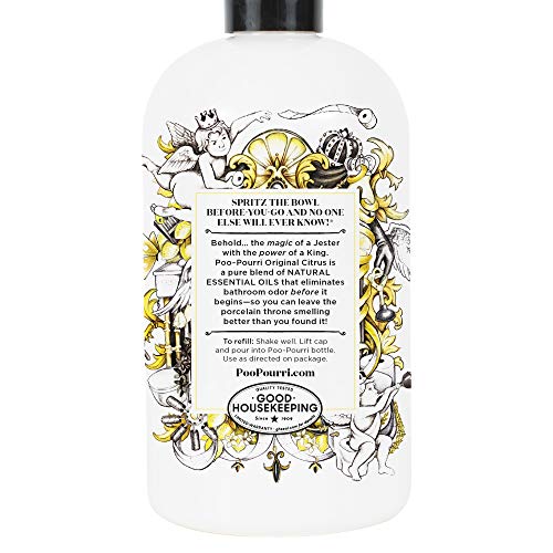 Poo-Pourri Before-You- go Refill Bottle, 16 Fl Oz, Original Citrus 16 Fl Oz