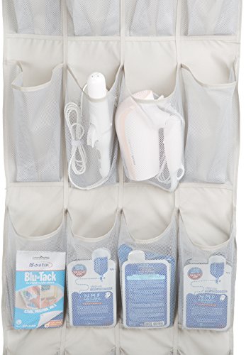 Amazon Basics 20-Pocket Over-the-Door Hanging Large-Size Shoe Organizer