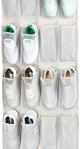 Amazon Basics 20-Pocket Over-the-Door Hanging Large-Size Shoe Organizer