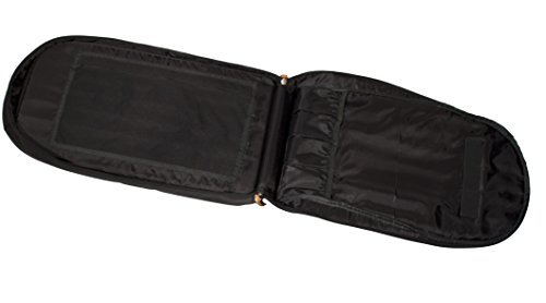 Chef Knife Bag for Men & Women with Leather & Nylon, Best for Carrying Knives, Kitchen Tools, Cookbooks & Tablets, Roundsman M(sqd)