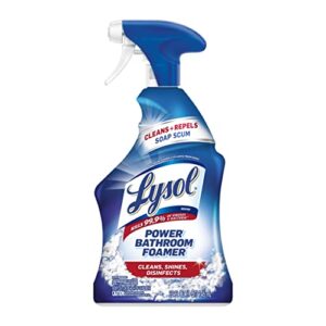 lysol power bathroom cleaner trigger, 22 ounces (pack of 3)