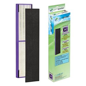 germ guardian flt5250pt true hepa genuine air purifier replacement filter c, with pet pure treatment for germguardian ac5250pt, ac5000e, ac5300b, ac5350w, ac5350b, cdap5500, and more