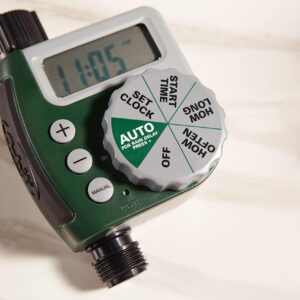 Orbit 62061Z Single-Outlet Hose Watering Timer, 1, Green