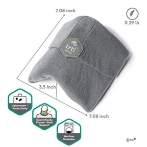 trtl Pillow - Scientifically Proven Super Soft Neck Support Travel Pillow - Machine Washable (Grey)…