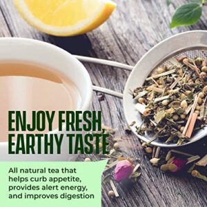 Kiss Me Organics Yerba Mate Tea - 17.6oz 100% Organic, Traditional, Loose Leaf Green Teas for a Hot or Cold Brew - Cultivated from Southern Brazil & High in Nutrients﻿