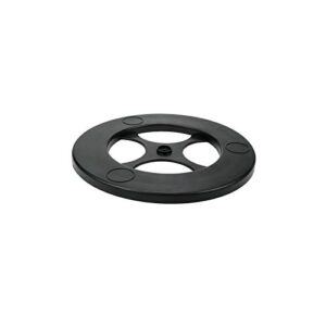 Quluxe 7 Inch Lazy Susan Plastic Rotating Turntable With Steel Ball Bearings Swive- Black