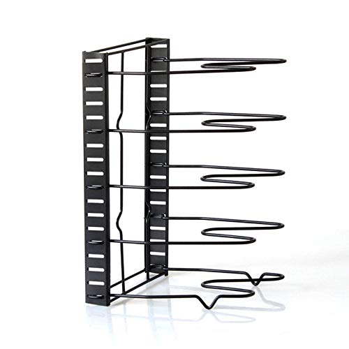 CKoishx Pot Organizer Rack Kitchen Cabinet Pantry Pan and Pot Lid Rack Organizer Multi Tiers Pot Frying Pan Lid Storage Rack Organizer Pot Pan Storage Rack Cookware Stand Holder Cookware Stand Holder Shelves