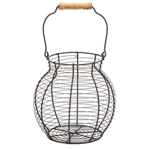 wire egg basket – vintage style – by trademark innovations